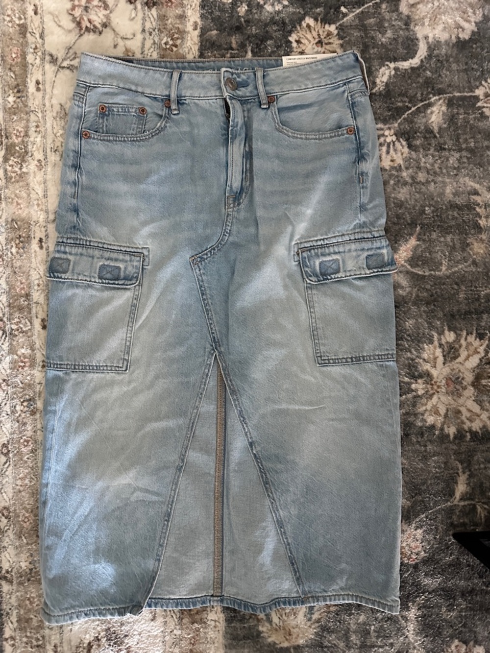 American Eagle Outfitters Denim Cargo Skirt